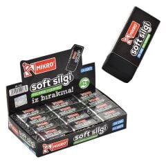 Toptan Soft Siyah Silgi 2B-24S