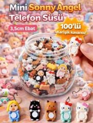 Toptan Mini Sonny Angel Telefon Süsü