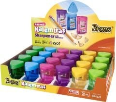 Toptan Brons Hazneli Üçgen Kalemtraş