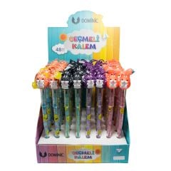 Toptan Kırtasiye Geçmeli Kalem Tilki