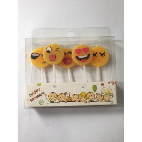 Toptan Gülen Yüz Emoji Model Parti Mumu