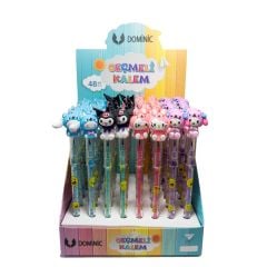 Toptan Kırtasiye Geçmeli Kalem Karışık Kahraman