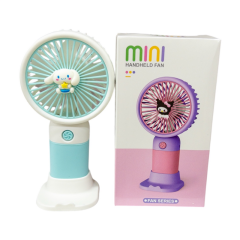 Toptan Şarjlı El Fanı Pervane - Kuromi Serisi