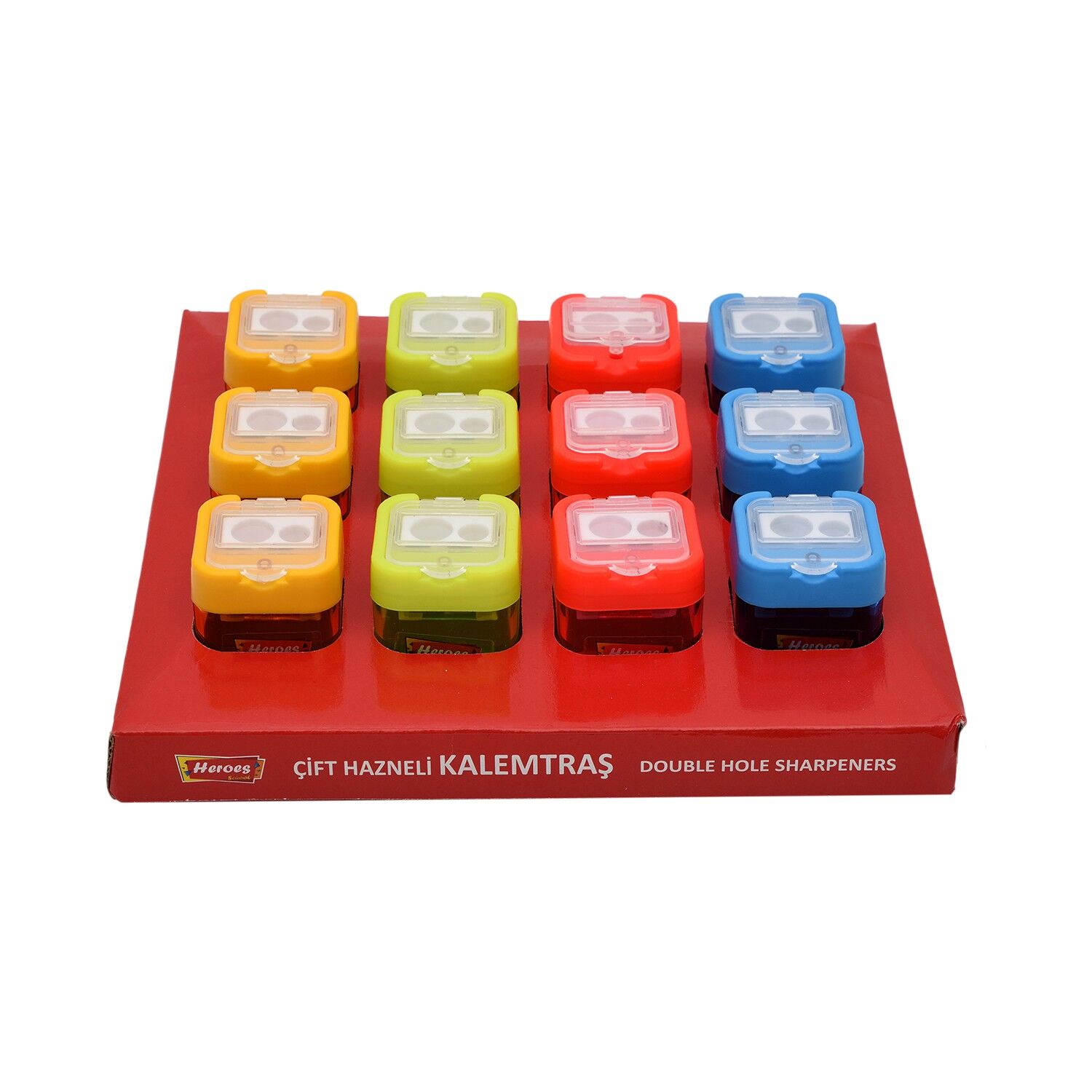 Toptan Heroes Çift Hazneli Kalemtraş