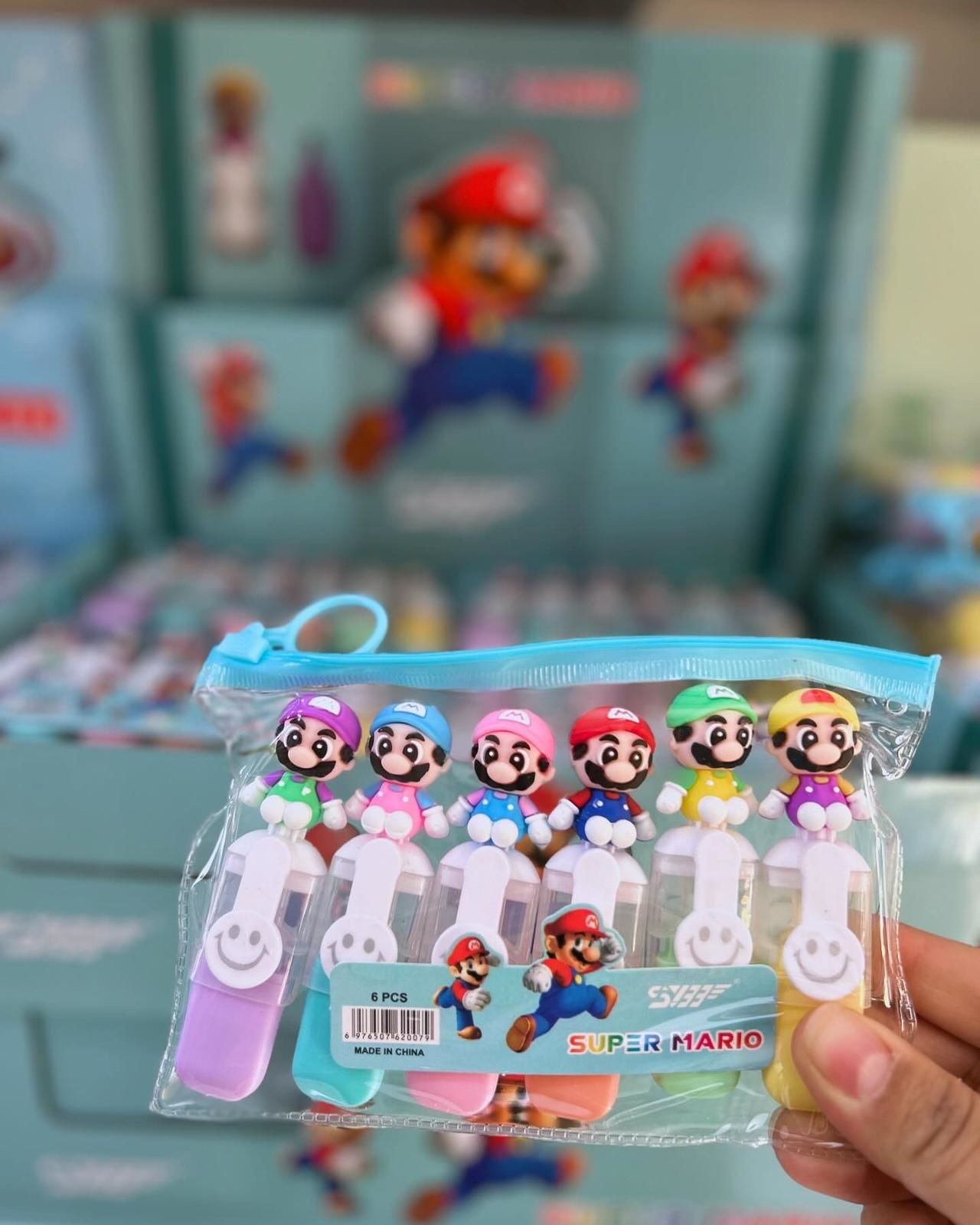 Toptan Kırtasiye Fosforlu Kalem Süper Mario