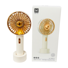 Toptan Şarjlı El Fanı Pervane - Gold