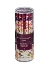 Toptan Happy Graphix Jumbo Sofra 30lu Kurşun Kalem 4B 3,5mm