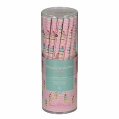 Toptan Happy Graphix Jumbo Dondurma 30lu Kurşun Kalem 4B 3,5mm