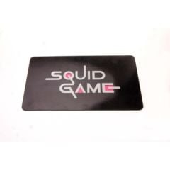 Toptan Hediyelik Ahşap Retro Plaka Squid Game