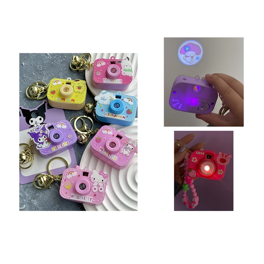 Toptan Mini Işıklı Projeksiyon Kamera Anahtarlık