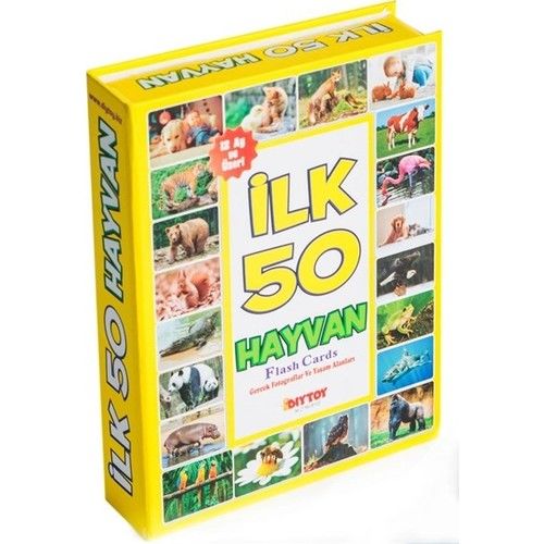 Toptan İlk 50 Hayvan Zeka Kartları