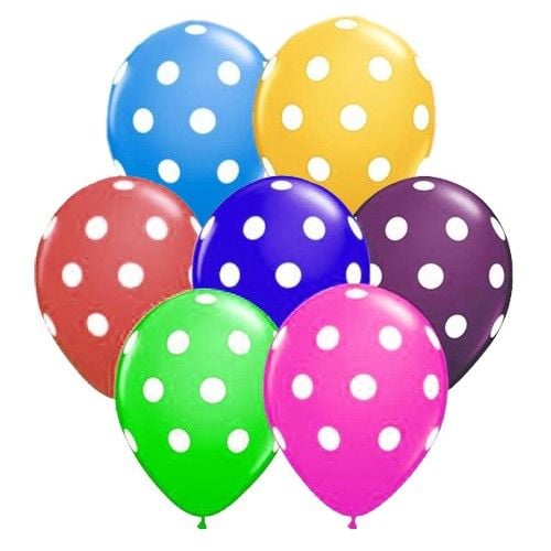 Toptan Puantiyeli  Baskılı Lateks Balon