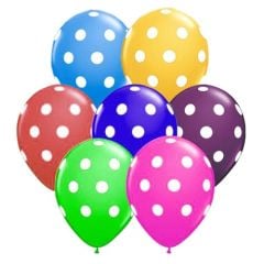 Toptan Puantiyeli  Baskılı Lateks Balon
