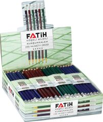 Toptan Fatih Köşeli Silgili Kurşun Kalem