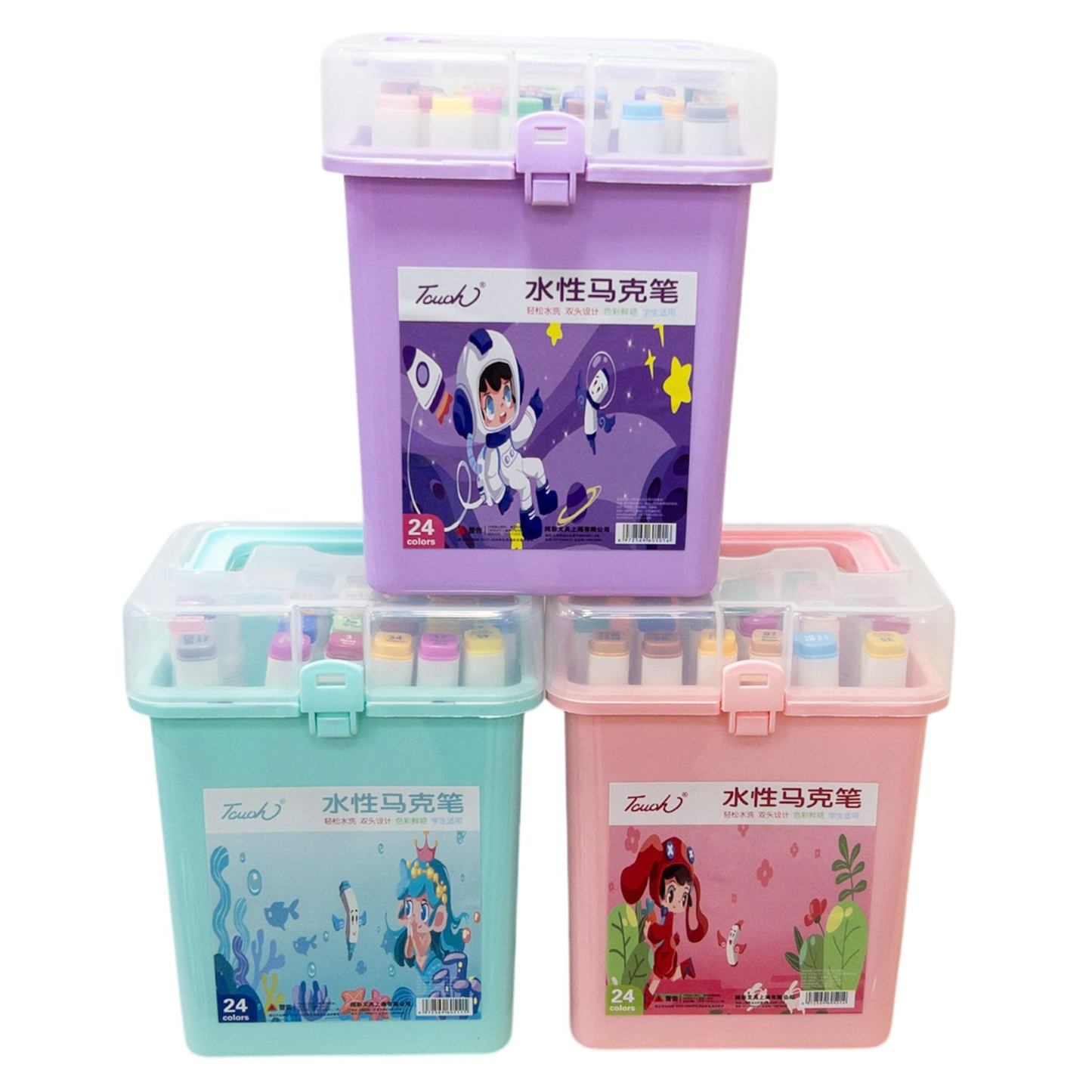 Toptan 24'lü Akrilik Marker Seti