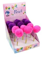 Toptan Geçmeli Kalem Ponpon Başlıklı