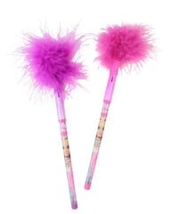 Toptan Barbie Tüylü Geçmeli Kalem