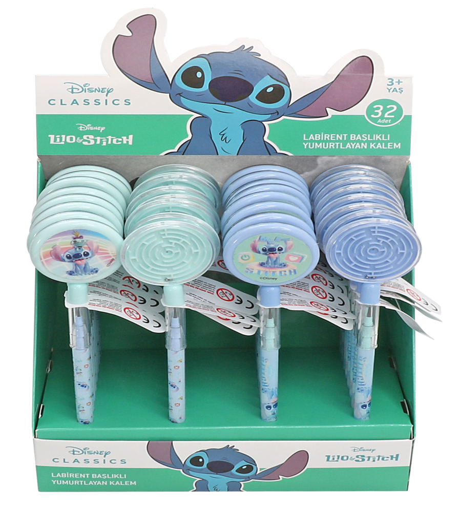 Toptan Stitch Labirent Başlıklı Geçmeli Kalem
