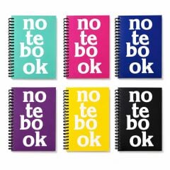 Toptan A6 Notebook Spralli Not Defteri