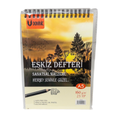 Toptan Eskiz Defteri A5 160 gr