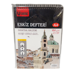 Toptan Eskiz Defteri A4 160 gr