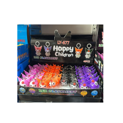 Toptan Işıklı Kuromi Anahtarlık