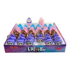 Toptan Işıklı Labubu Anahtarlık