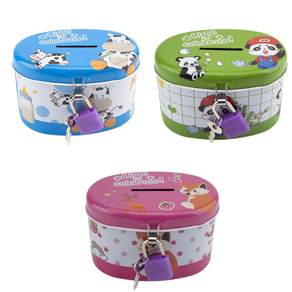 Toptan Oval Kilitli Kumbara