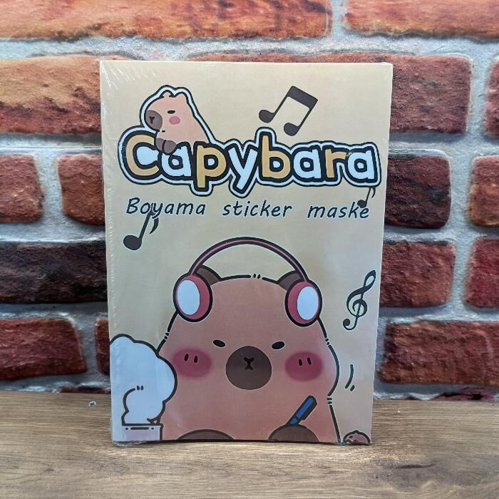 Toptan Boyama Kitabı Stickerlı Capybara