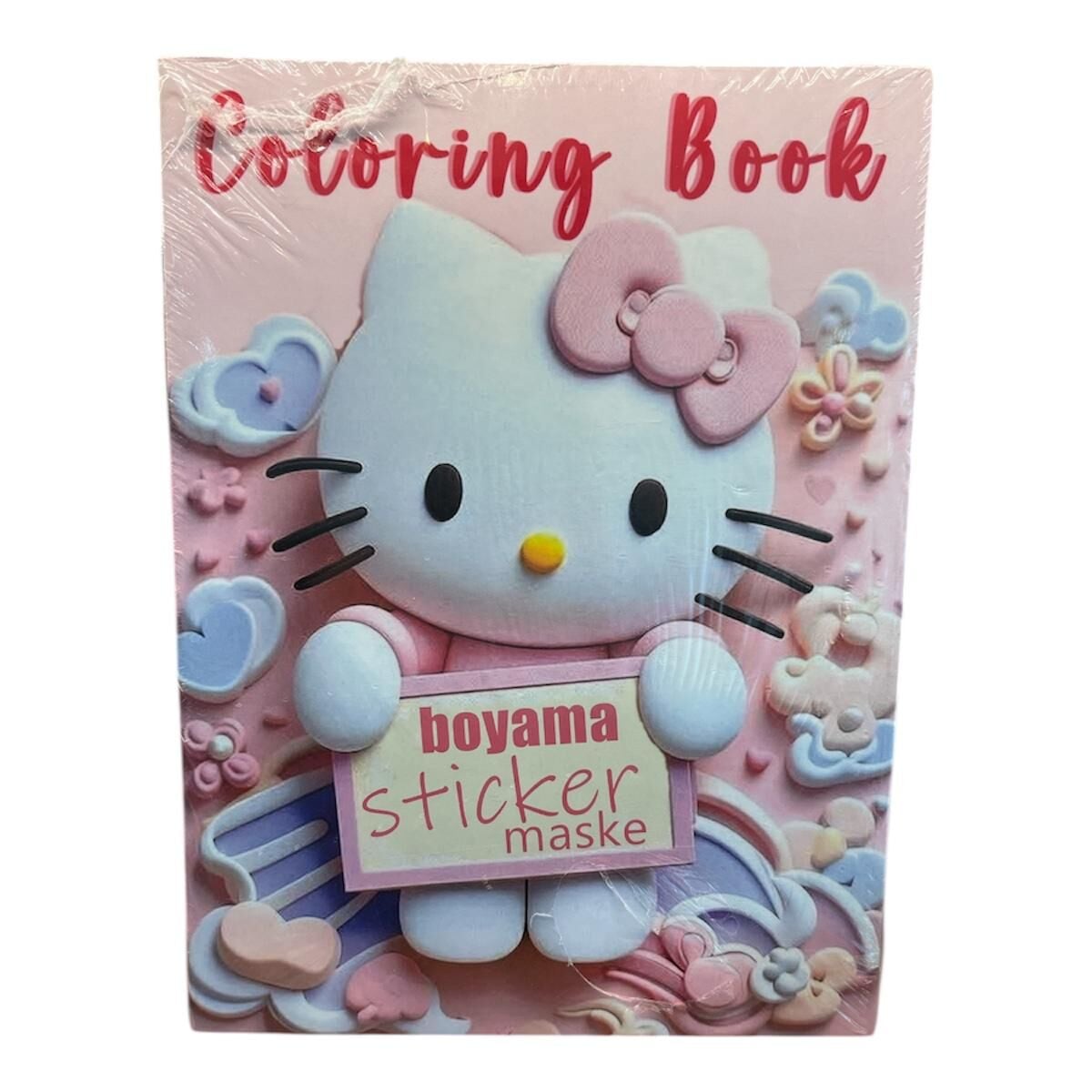 Toptan Boyama Kitabı Stickerlı Hello Kitty