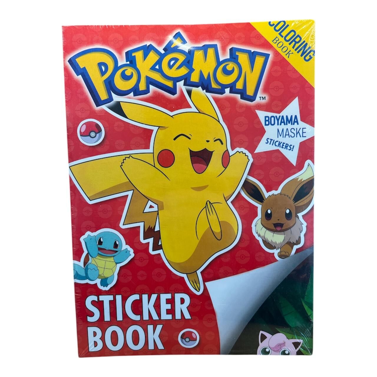 Toptan Boyama Kitabı Stickerlı Pokemon