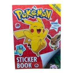 Toptan Boyama Kitabı Stickerlı Pokemon