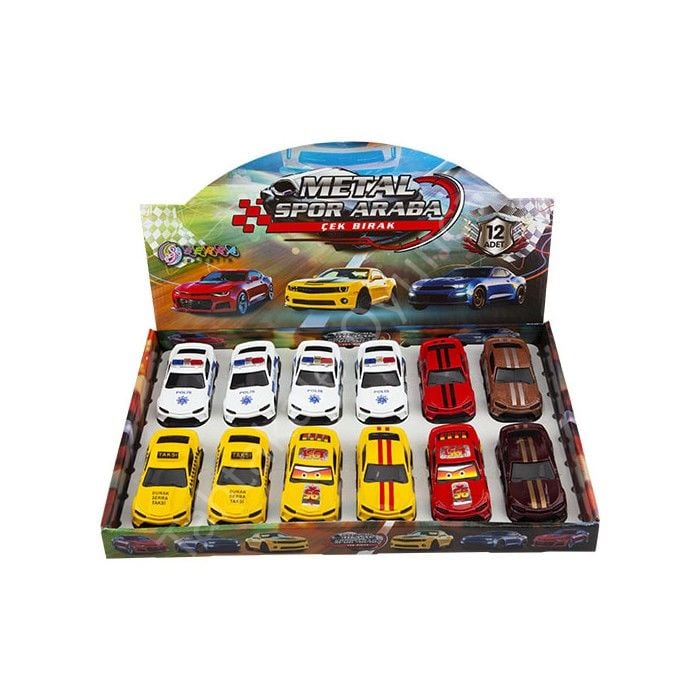 Toptan Çek Bırak Metal Spor Araba