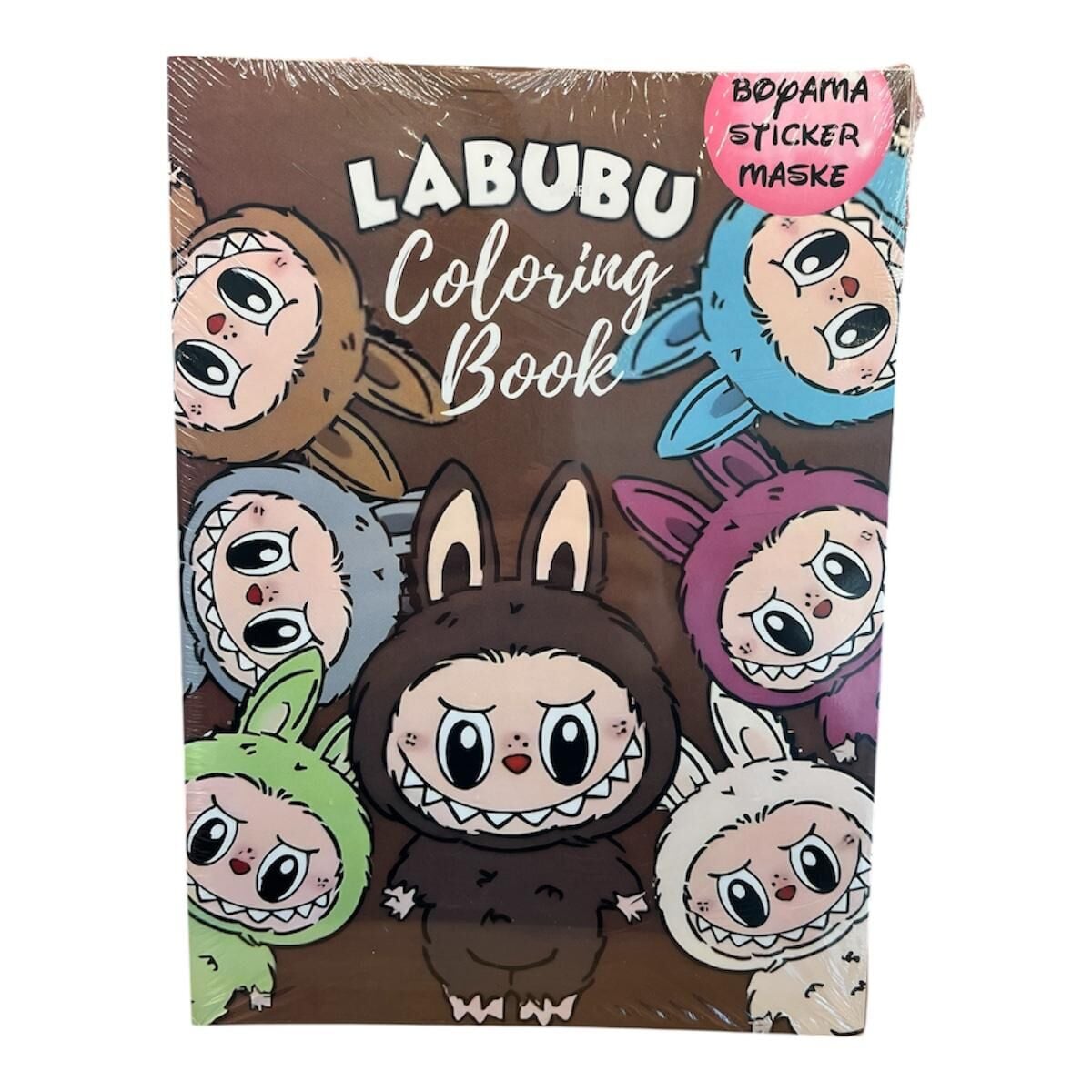 Toptan Boyama Kitabı Stickerlı Labubu