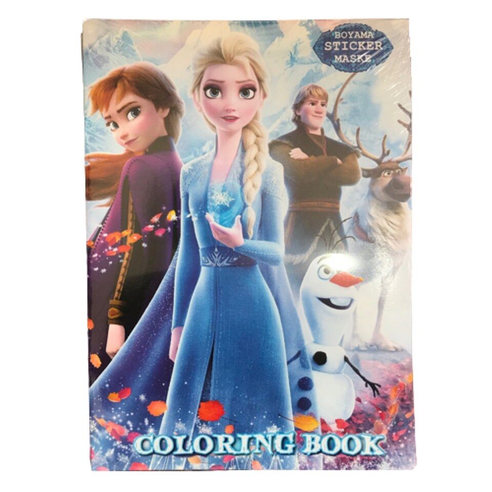 Toptan Boyama Kitabı Stickerlı Elsa Karlar Ülkesi