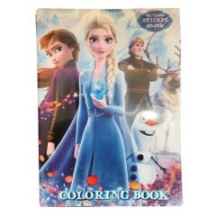 Toptan Boyama Kitabı Stickerlı Elsa Karlar Ülkesi