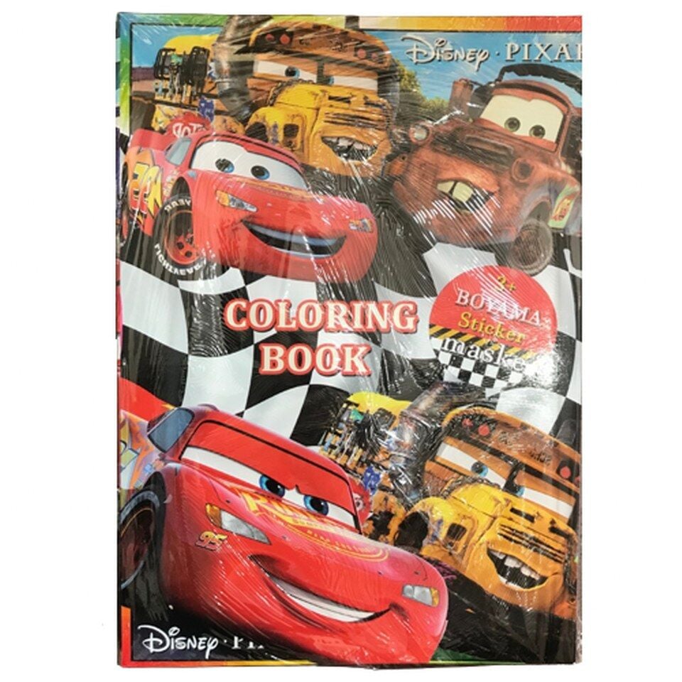 Toptan Boyama Kitabı Stickerlı Arabalar