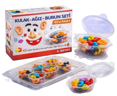 Toptan Kulak Ağız Burun Seti - 45'li Paket