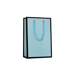 Toptan Karton Çanta 11x16x5 Mat Ada Mavisi