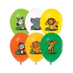 Toptan Safari Baskılı Lateks Balon