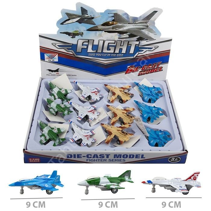 Toptan Çek Bırak Metal Savaş Uçağı