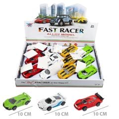 Toptan Çek Bırak Metal Yarış Arabası