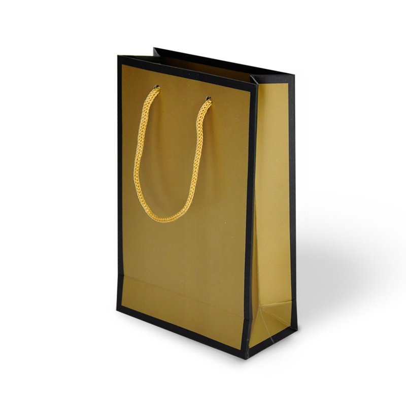 Toptan Karton Çanta 11x16x5 Mat Altın