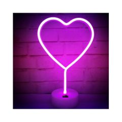 Toptan Kalp Modelli Neon Led Gece Lambası