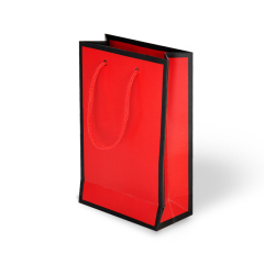 Toptan Karton Çanta 11x16x5 Mat Kırmızı