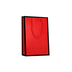 Toptan Karton Çanta 11x16x5 Mat Kırmızı