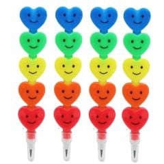 Toptan Kalpli Emoji Yumurtlayan Kalem 4lü