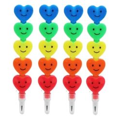 Toptan Kalpli Emoji Yumurtlayan Kalem 4lü