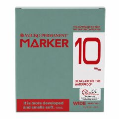 Toptan Mikro 10 Mm Marker Koli Kalemi Kırmızı Renk