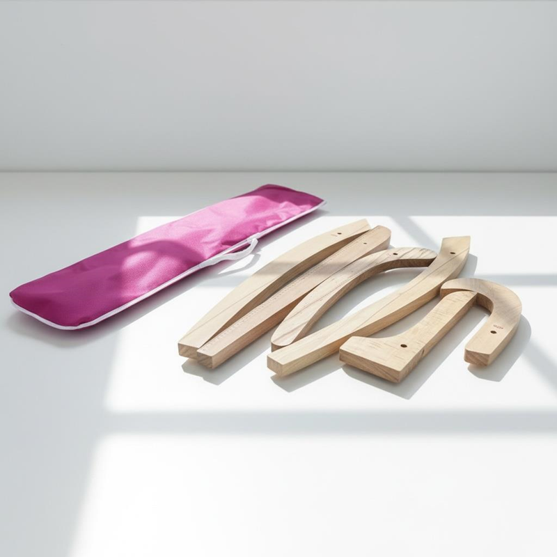 Toptan Riga Cetvel Takımı Ahşap 7'li Set